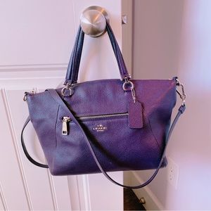 Purple Coach Handbag